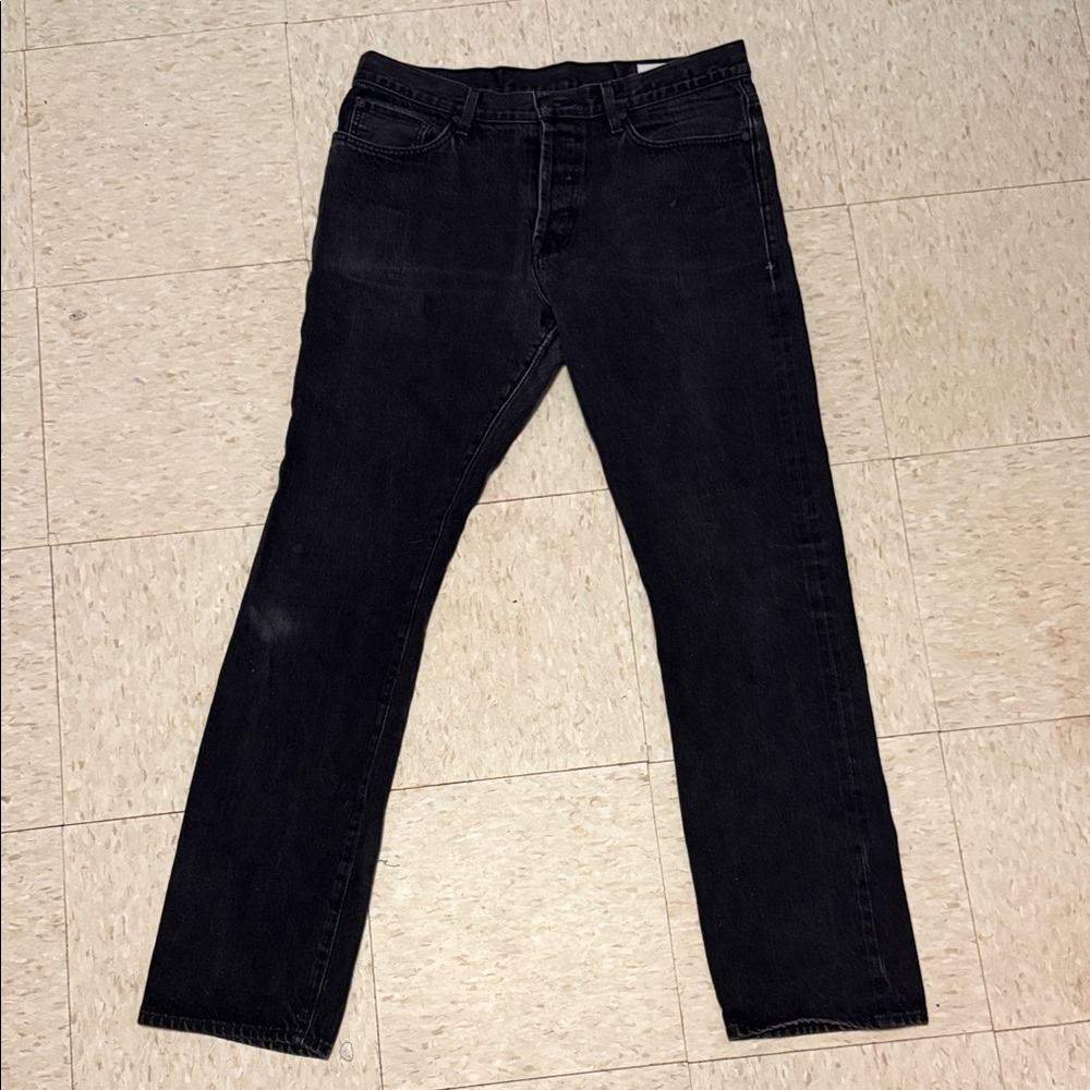 IMOGENE + WILLIE Barton Slim Black Jeans 36x34